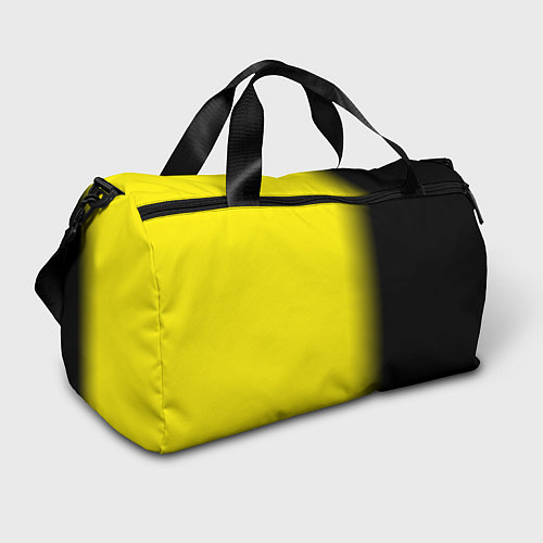 Спортивная сумка И черный и желтый / 3D-принт – фото 1