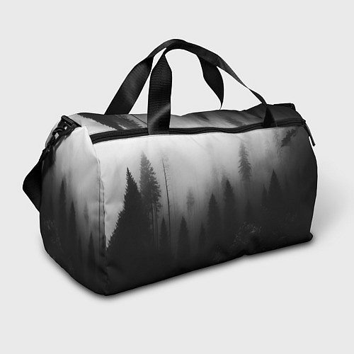 Спортивная сумка Красивый туманный лес / 3D-принт – фото 1