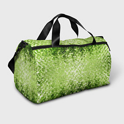 Спортивная сумка Геометрическое зелёное искажение в пространстве