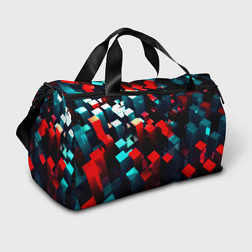Спортивная сумка Digital abstract cube / 3D-принт – фото 1