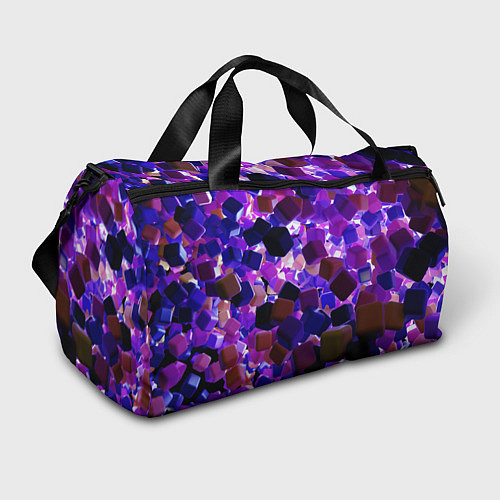 Спортивная сумка Разноцветные воздушные кубики / 3D-принт – фото 1