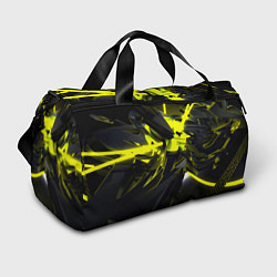 Спортивная сумка Yellow gold abstraction