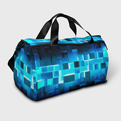 Спортивная сумка Неоновые кубы с подсветкой