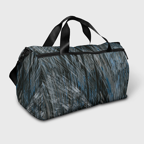 Спортивная сумка Тёмные листы стёкол / 3D-принт – фото 1
