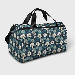 Спортивная сумка Узор из весенних цветочков