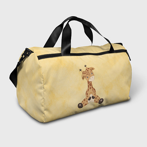 Спортивная сумка Малыш жираф / 3D-принт – фото 1