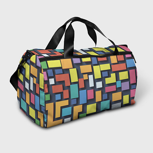 Спортивная сумка Тетрис цветные кубики / 3D-принт – фото 1