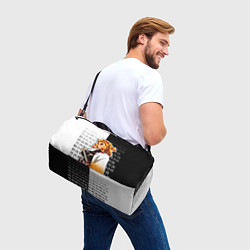 Сумки спортивные Столп пламени - Ренгоку - клинок, цвет: 3D-принт — фото 2