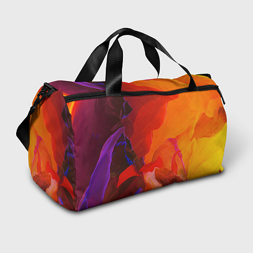 Спортивная сумка Красно-оранжевый камень / 3D-принт – фото 1