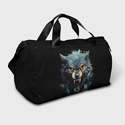 Спортивная сумка Blue black wolf