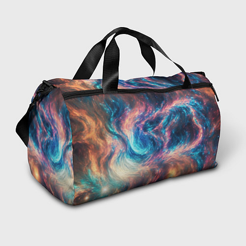 Спортивная сумка Космические узоры необычные / 3D-принт – фото 1