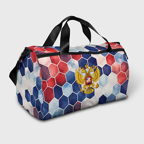 Спортивная сумка Герб России объемные плиты / 3D-принт – фото 1