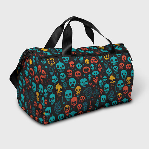Спортивная сумка Skull party / 3D-принт – фото 1