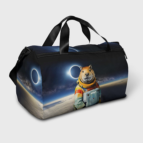 Спортивная сумка Capy astronaut - Nasa - neural network / 3D-принт – фото 1