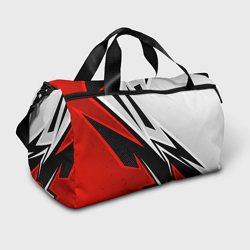 Спортивная сумка Бело-красная униформа для зала / 3D-принт – фото 1
