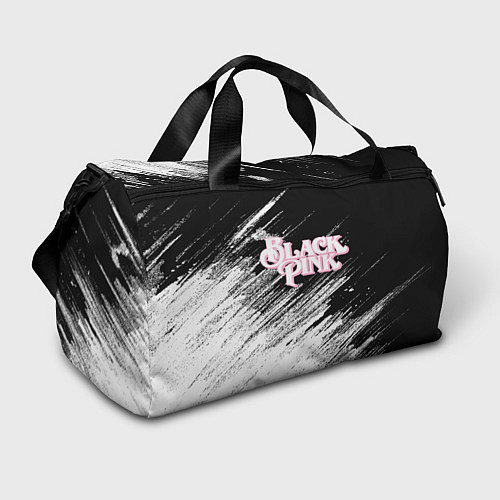 Спортивная сумка Blackpink - черно-белый / 3D-принт – фото 1