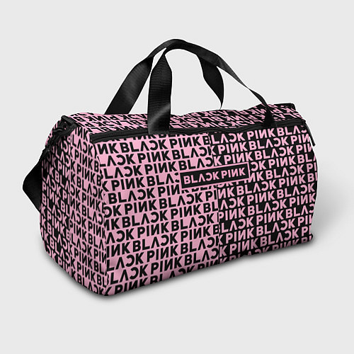 Спортивная сумка Blackpink - pink text / 3D-принт – фото 1