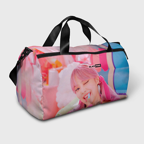 Спортивная сумка Jennie Black pink / 3D-принт – фото 1