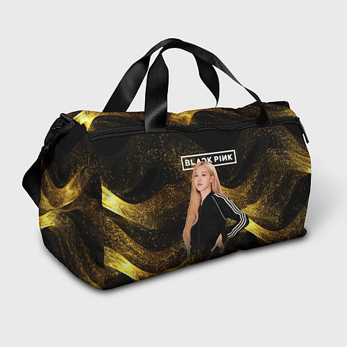 Спортивная сумка Rose gold black / 3D-принт – фото 1
