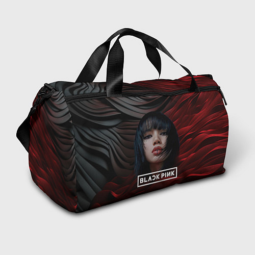 Спортивная сумка Blackpink red and black / 3D-принт – фото 1