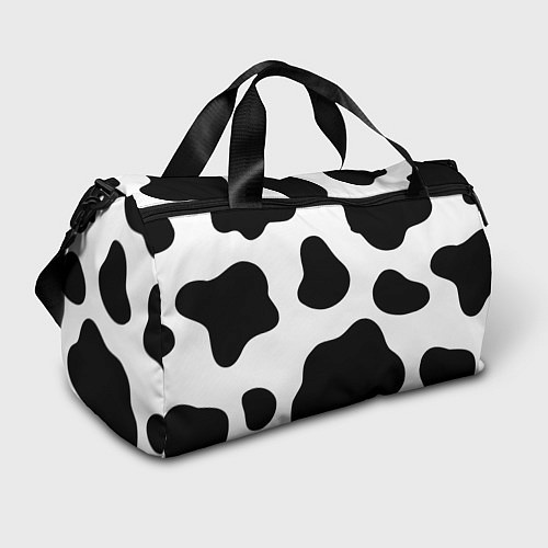 Спортивная сумка Принт - пятна коровы / 3D-принт – фото 1