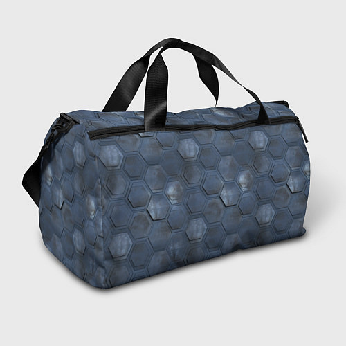 Спортивная сумка Металлические плиты / 3D-принт – фото 1