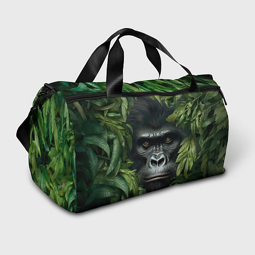 Спортивная сумка Горилла в джунгях / 3D-принт – фото 1