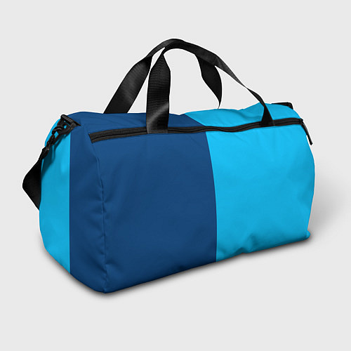 Спортивная сумка Двуцветный синий / 3D-принт – фото 1