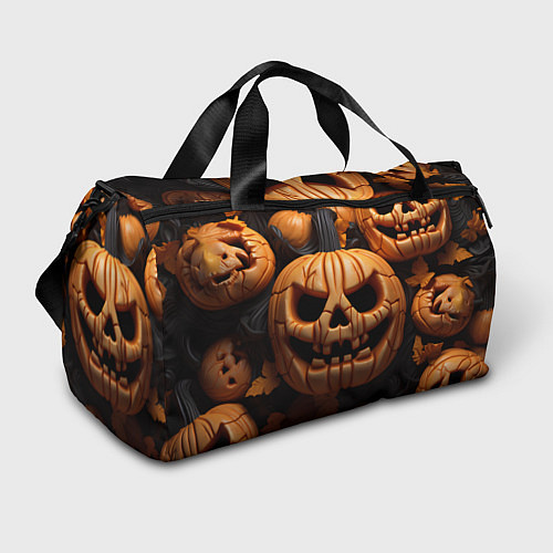 Спортивная сумка Pumpkin Halloween / 3D-принт – фото 1