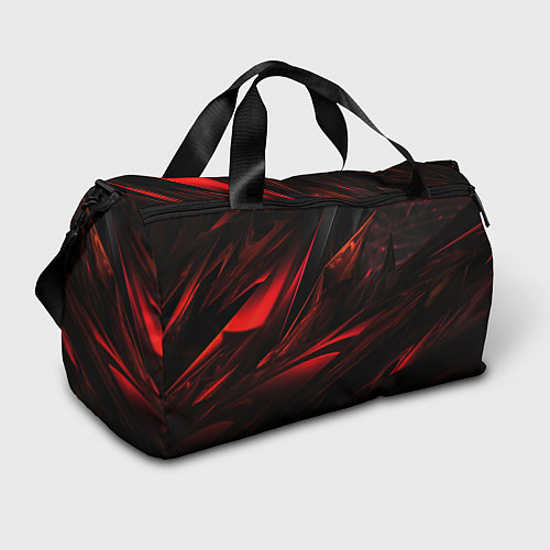 Спортивная сумка Black red background / 3D-принт – фото 1