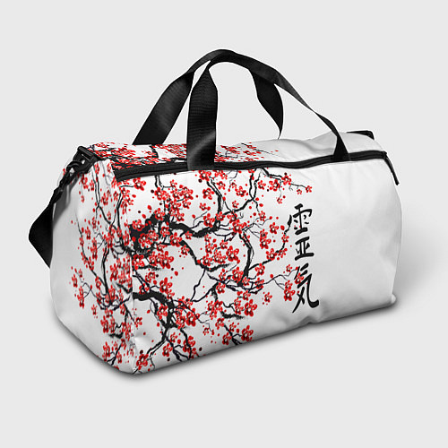 Спортивная сумка Цветущее дерево сакуры / 3D-принт – фото 1
