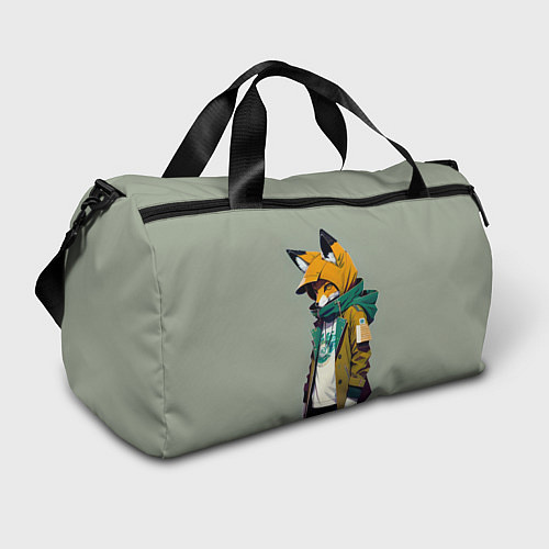 Спортивная сумка Молодая лисичка - городской стиль / 3D-принт – фото 1