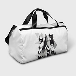 Спортивная сумка Абстрактные коты