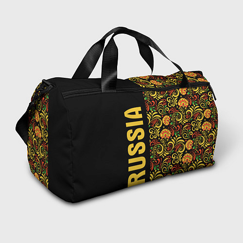 Спортивная сумка Russia хохлома / 3D-принт – фото 1