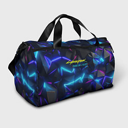 Спортивная сумка Cyberpunk неоновые плиты