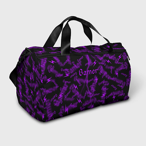 Спортивная сумка Геймер - паттерн / 3D-принт – фото 1