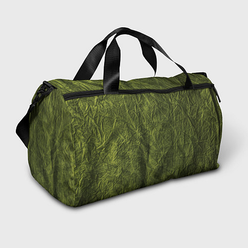 Спортивная сумка Мятая зеленая ткань / 3D-принт – фото 1