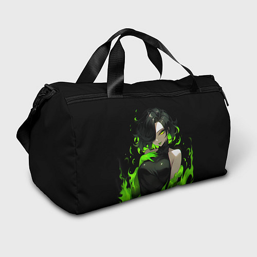Спортивная сумка Токсичная девушка - зеленый / 3D-принт – фото 1