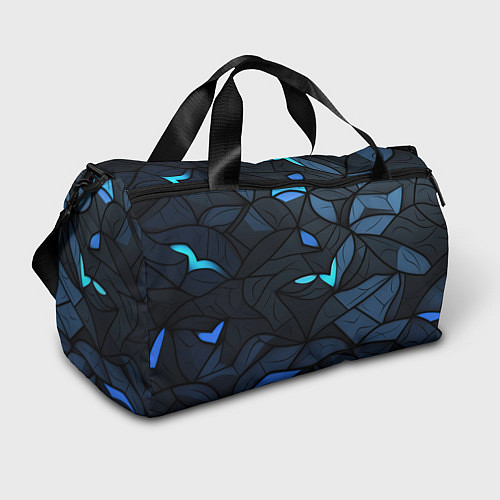 Спортивная сумка Темные объемные элементы / 3D-принт – фото 1