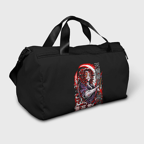 Спортивная сумка Кокушибо первая луна - Клинок демонов / 3D-принт – фото 1