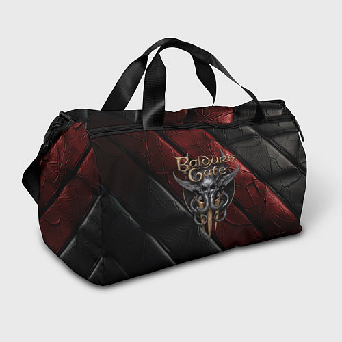 Спортивная сумка Baldurs Gate 3 logo dark / 3D-принт – фото 1