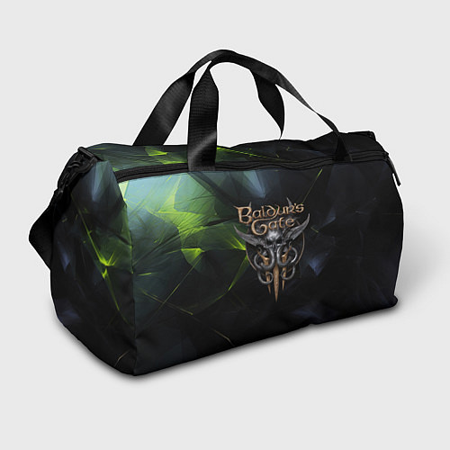 Спортивная сумка Baldurs Gate 3 logo dark green / 3D-принт – фото 1