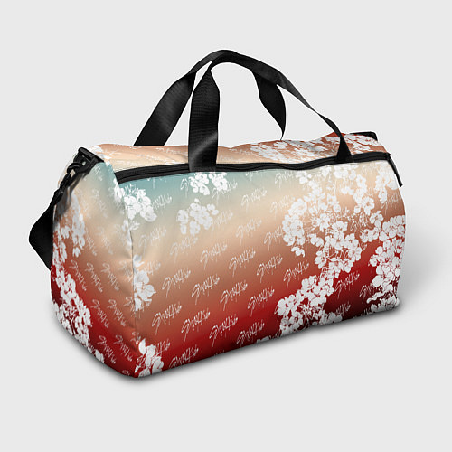 Спортивная сумка Stray Kids flowers / 3D-принт – фото 1