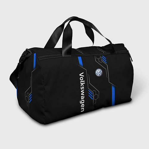 Спортивная сумка Volkswagen - blue technology / 3D-принт – фото 1