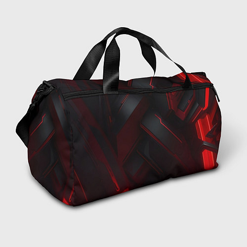 Спортивная сумка Красная бесконечность / 3D-принт – фото 1