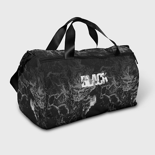 Спортивная сумка Black - abstract / 3D-принт – фото 1