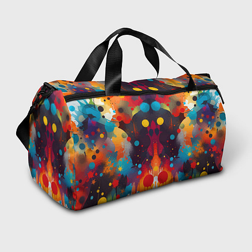 Спортивная сумка Mirrow colorful blots - abstraction - vogue / 3D-принт – фото 1