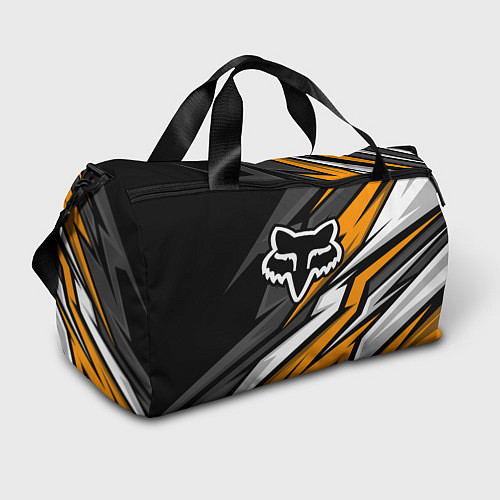 Спортивная сумка Fox motocross racing - orange / 3D-принт – фото 1