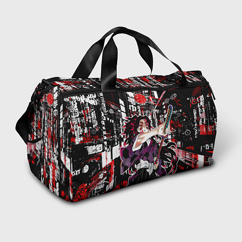 Спортивная сумка Кокушибо высшая луна - Клинок демонов / 3D-принт – фото 1