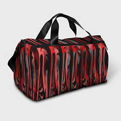 Спортивная сумка Пластик красно-черный